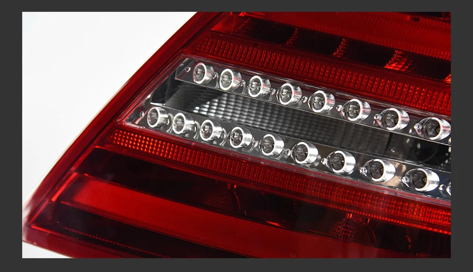 AKD Tail Lamp for Benz W204 LED Tail Light 2007-2013 C180 C200 C300 C350 C63 Rear Fog Brake Turn Signal Automotive Accessories