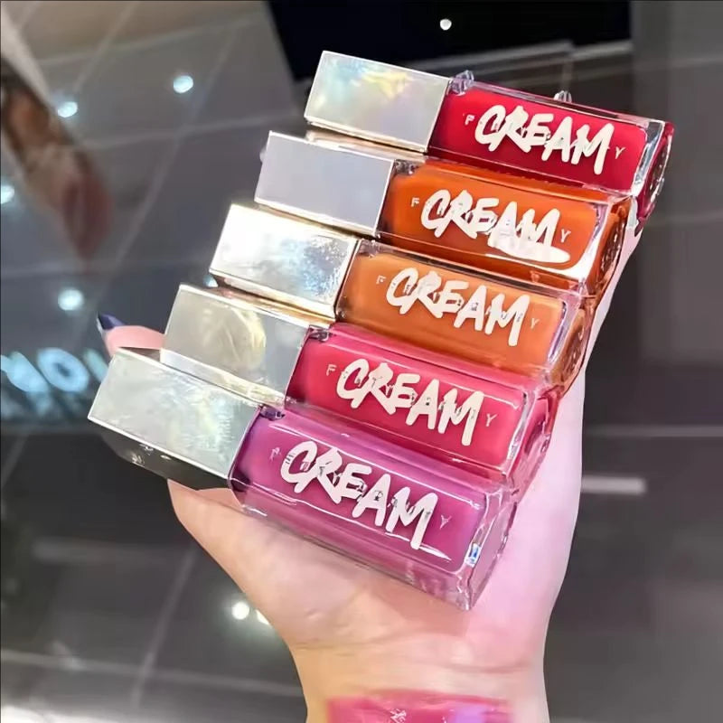 Fenty Beauty Lip Gloss Lipstick Water Gloss Highlight Mirror Lasting FUSSY HEAT RIRI Sparkling Charming Lady Lip Care Cosmetics