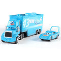 Disney Cars Figures Mack Truck Lightning McQueen Racing 1:55 Die Cast Model Children Mini Vehicle Toys Collection Birthday Gifts