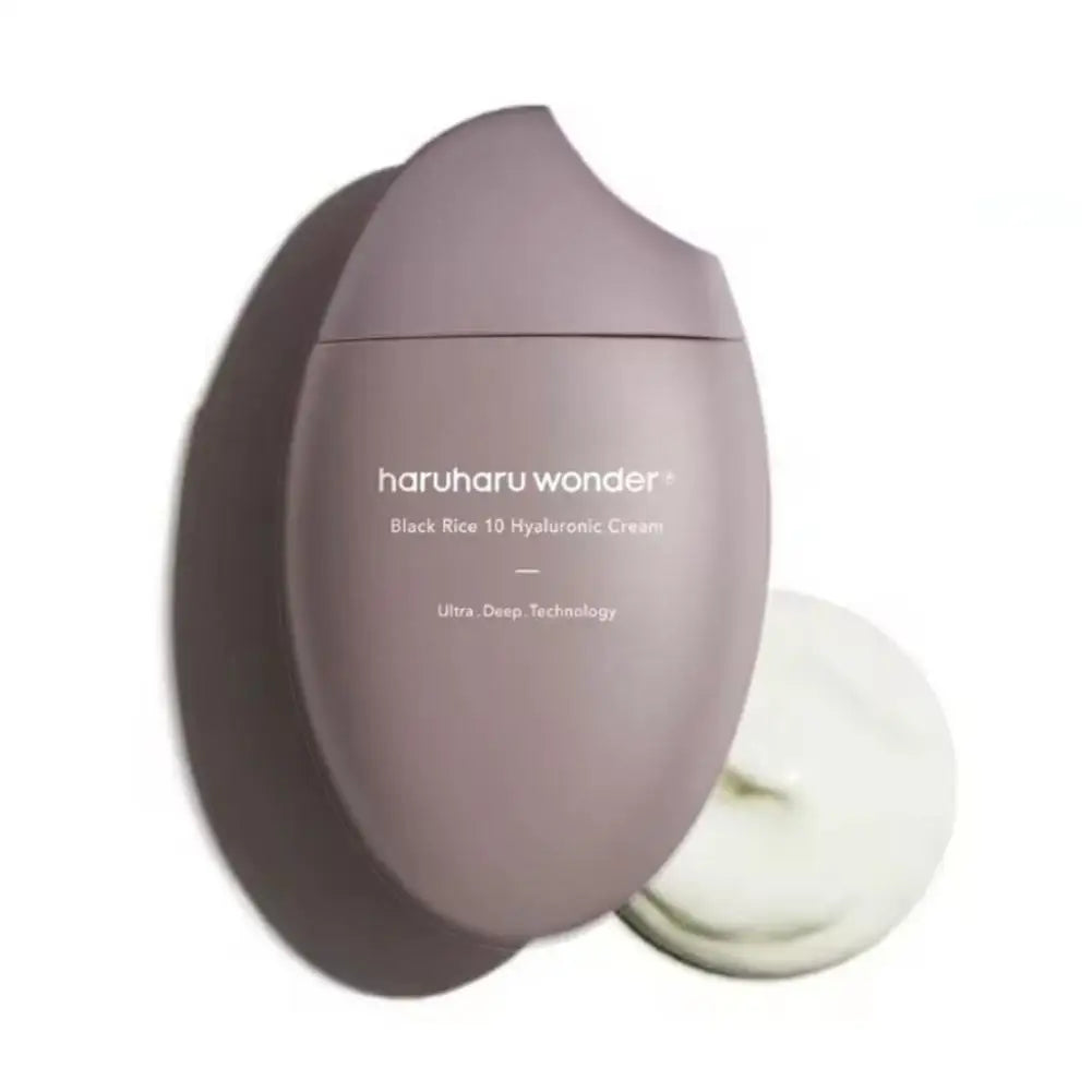 Haruharu Wonder Black Rice Hyaluronic Acid Cream 50ml Moisturizing Nourishing Fades Fine Lines Korean Skin Care