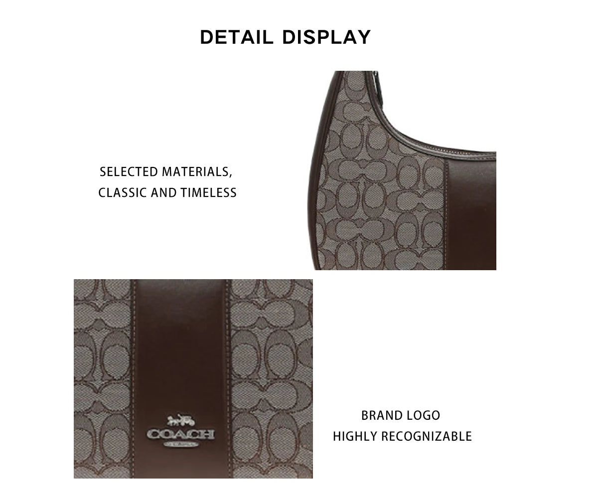 COACH Exquisite And Versatile Single-Shoulder Handbag For Women