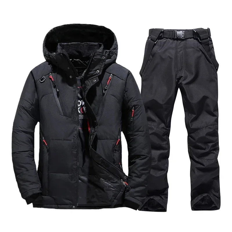men's winter ski suit set