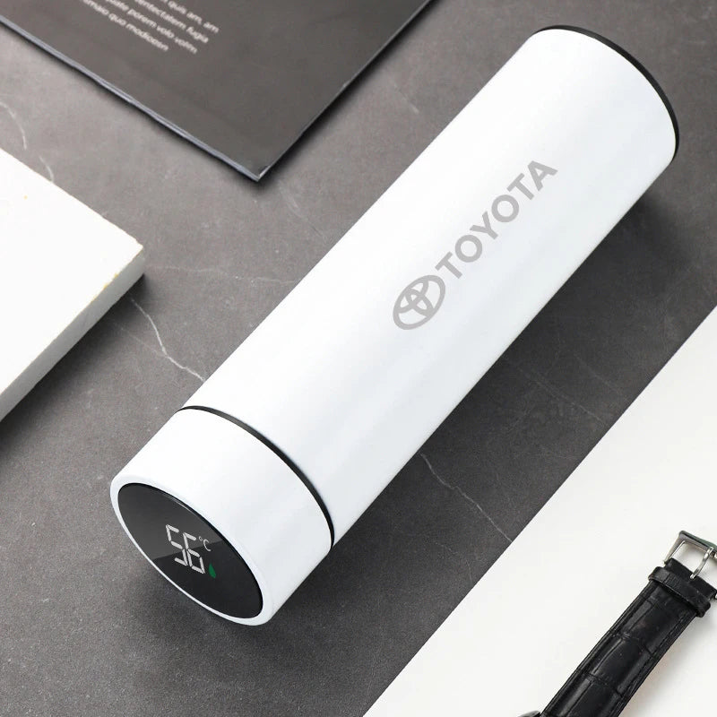 Car Insulated Cup 500ml Water Cup Coffee Tea Thermos For Toyota Crown Gazoo Racing Alphard TRD Corolla Yaris Chr Auris Camry
