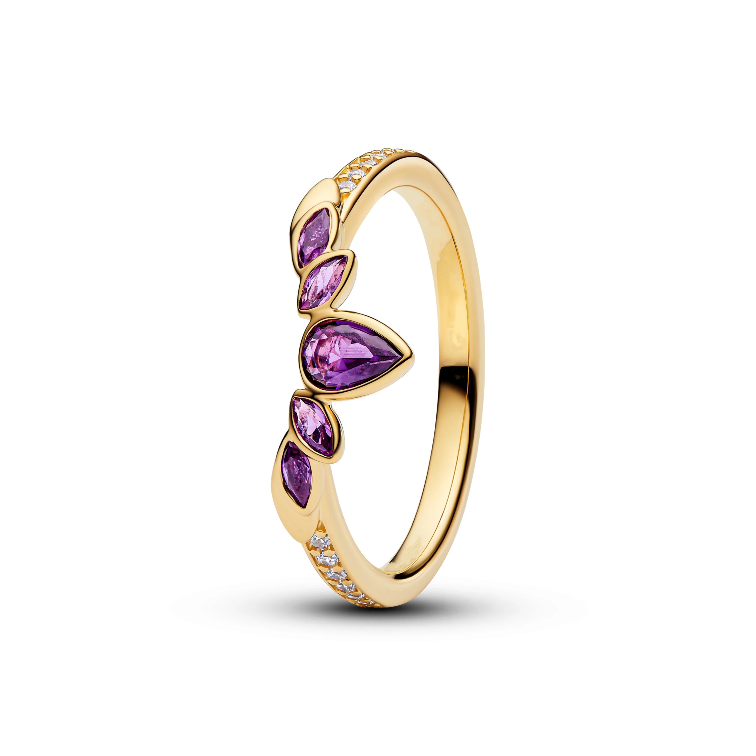 Hot Sales S925 Sterling Silver Disney New Style Charm Ring Crystal  Fashionable Luxury Accssory For Women Wedding Gift