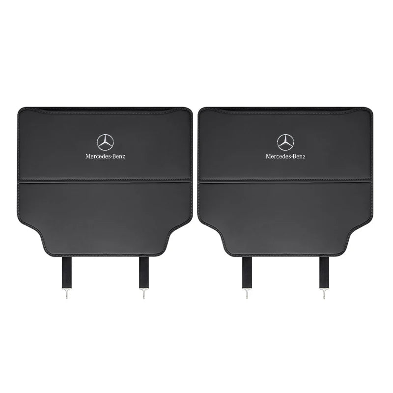 2Pcs Car Seat Back Anti-Kick Mat Protector Pad Cover Accessories For Mercedes Benz W212 W205 AMG ML W166 W176 W177 W213 W246 GLB