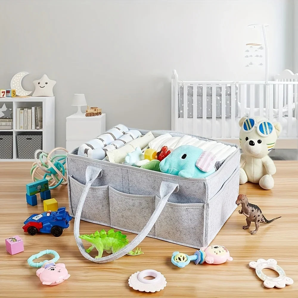 Multipurpose Portable Organizer - Perfect for Diapers, Toys, And Car Essentials