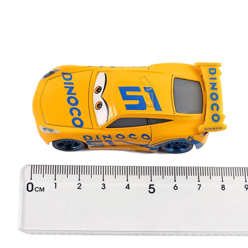 Disney Cars Figures Mack Truck Lightning McQueen Racing 1:55 Die Cast Model Children Mini Vehicle Toys Collection Birthday Gifts