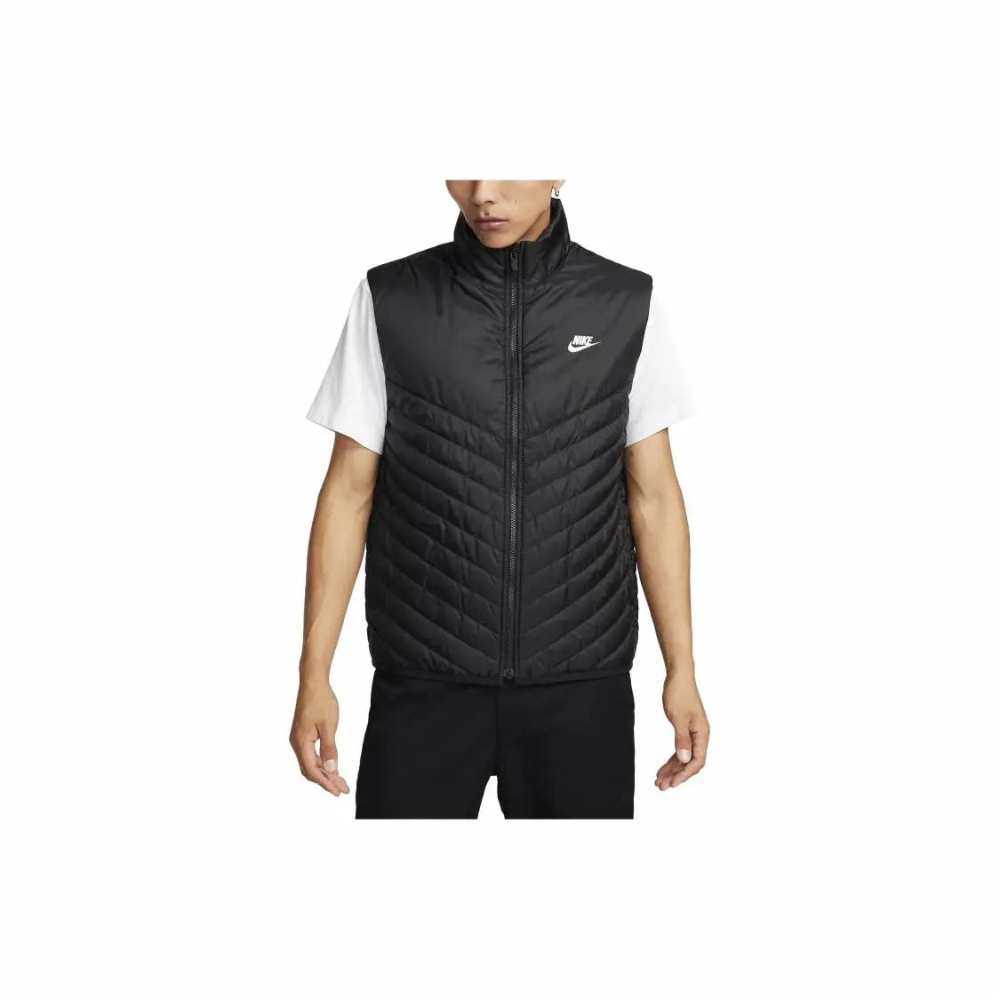 Nike Therma-FIT Solid Color Stand Collar Full-Zip Sleeveless Gilet FB8202-011