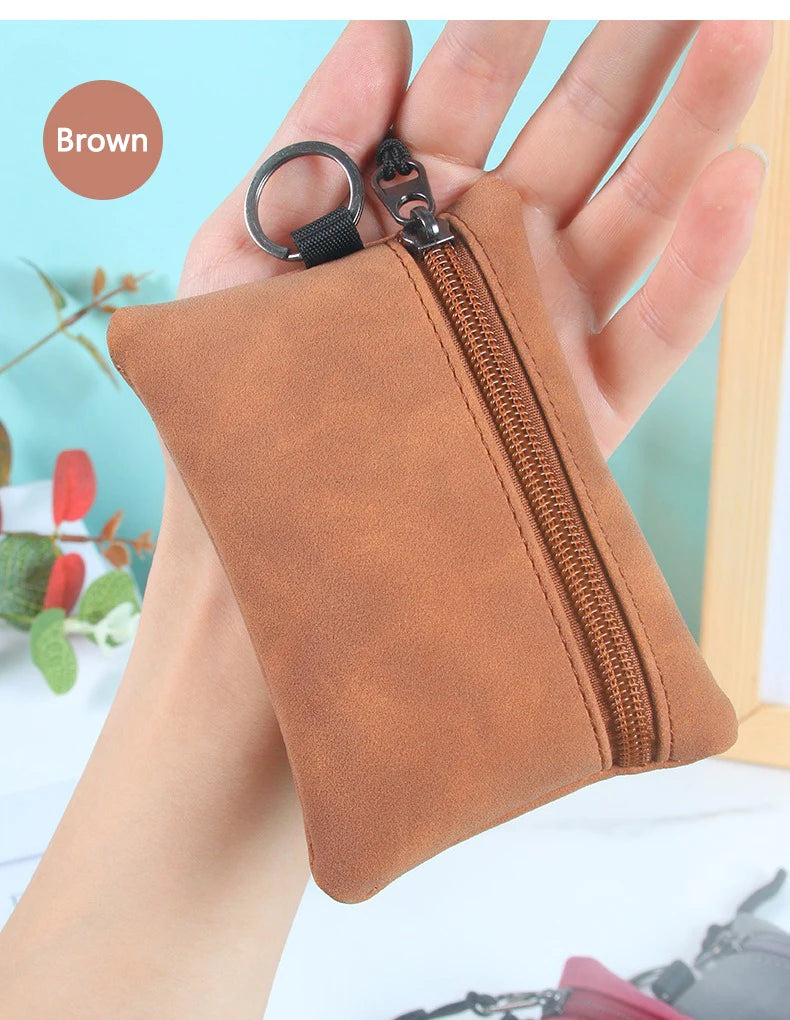 Portable Suede Car Key Bag Zipper Wallets Card Coins Pouchs For Bentley Flying Spur Continental GT Bentayga Mulsanne Accessories