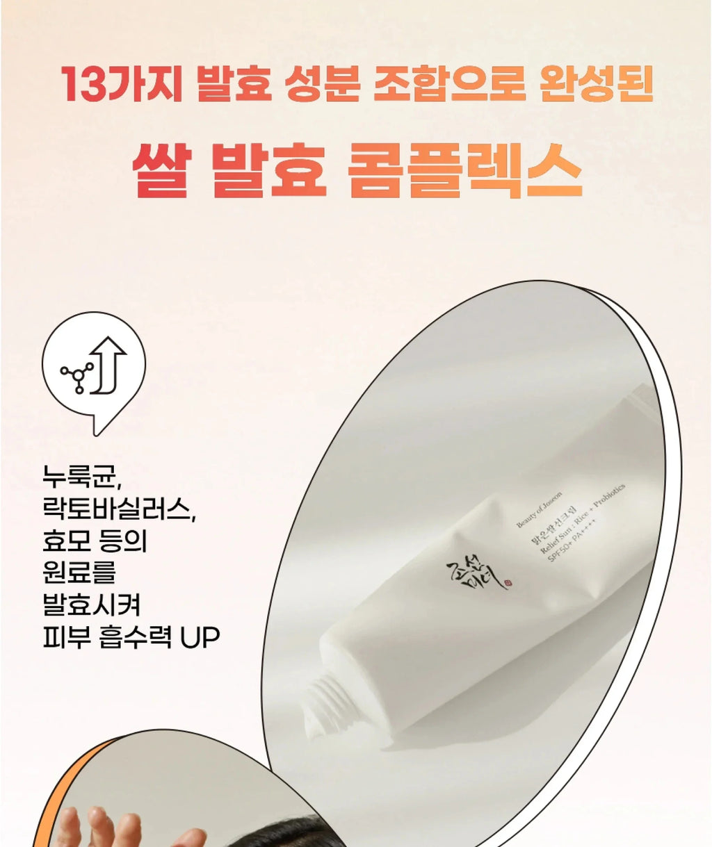 Korean Beauty of Joseon Sunscreen SPF50+anti Sweat Refreshing and Non Greasy Protecting The Skin From UV Damage Daily Commute