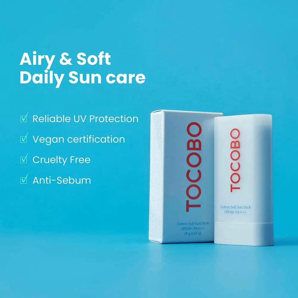 Cotton Protective Stick SPF 50+ Water Sense Essence Sunscreen Oil Control Refreshing Non-greasy Moisturise