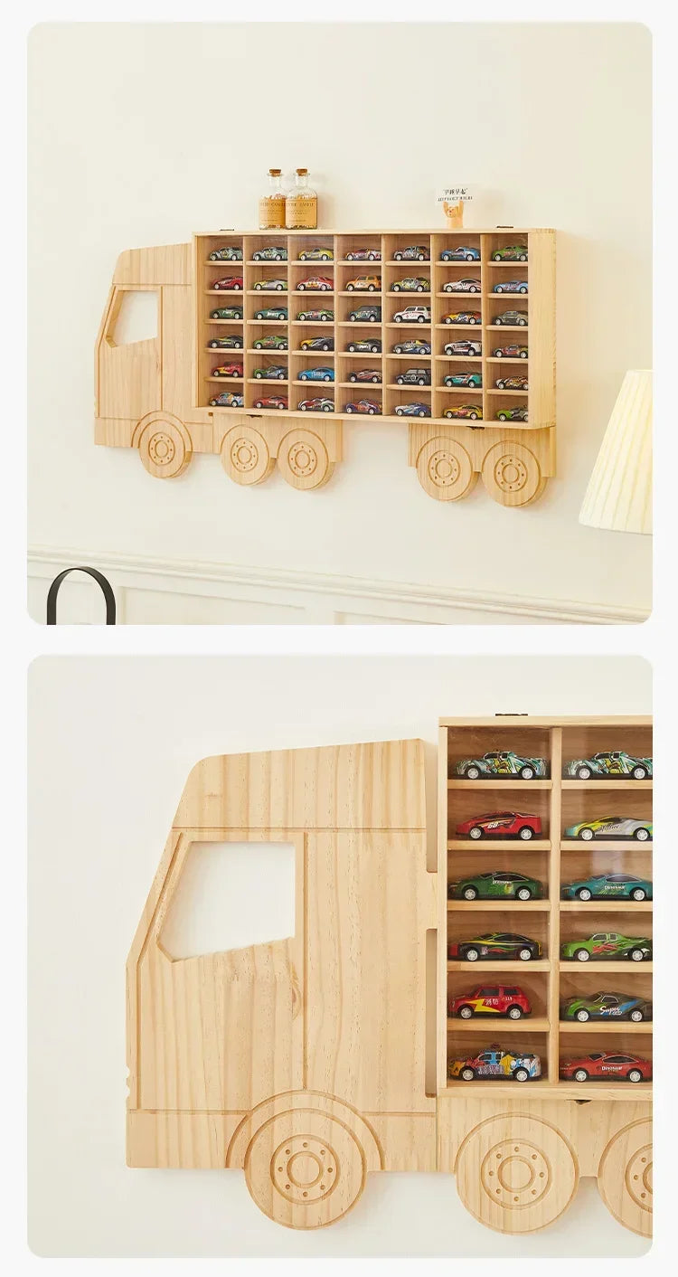 Car Shape Wall Display Stand Children's Room Animal Model Display Stand Popular Character Shelf KidsToys Wall Mount Bracket