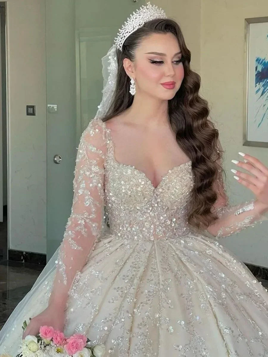 bespoke lace wedding dress