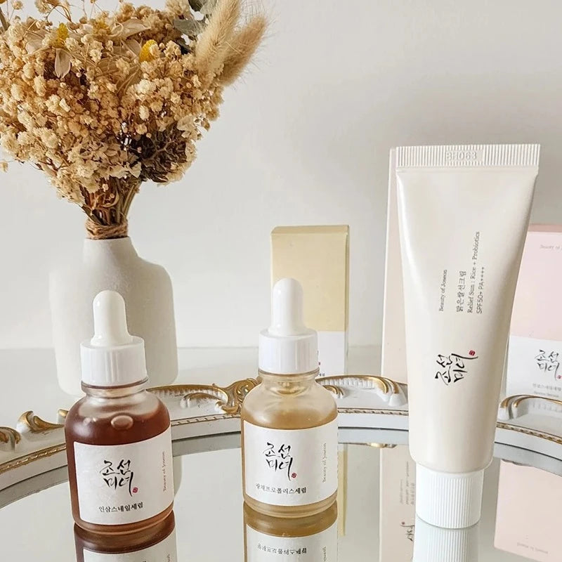 Beauty of Joseon Clear Rice Sunscreen UV Protection 5 Kinds of Essence Anti Oxidant Facial Cleanser Eye Cream Fade Dark Circles