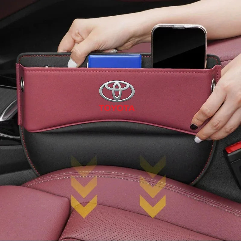 Multi-Function Car Seat Gap Filler Box For Toyota Rav4 CHR Yaris Prius Avensis Corolla Camry Highlander GR 86 Car Accessories