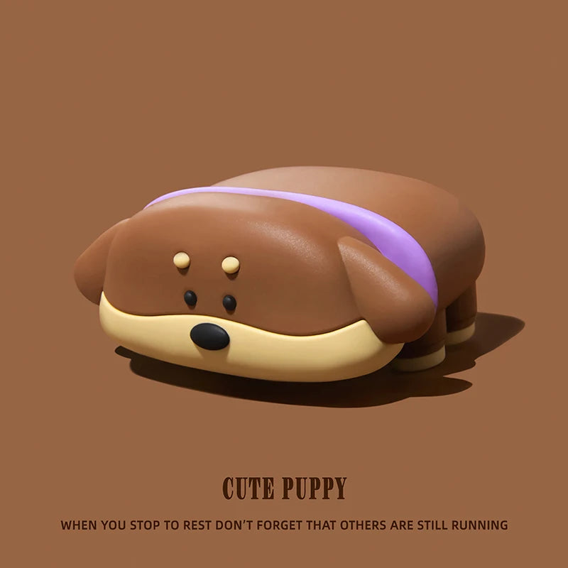 3D Ice Cream Puppy Cartoon Cover for AirPods 4 Case Cute Earphone Case for AirPods Pro 3 2 Charging Cover for AirPods 4 3 2 1