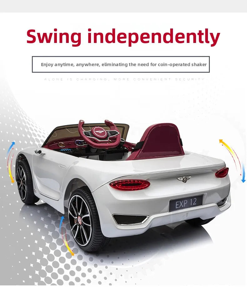 High Quality Children's Electric Four-wheel Drive Car for Boys and Girls With Remote Control, Hydraulic Door Toy Ride On Car