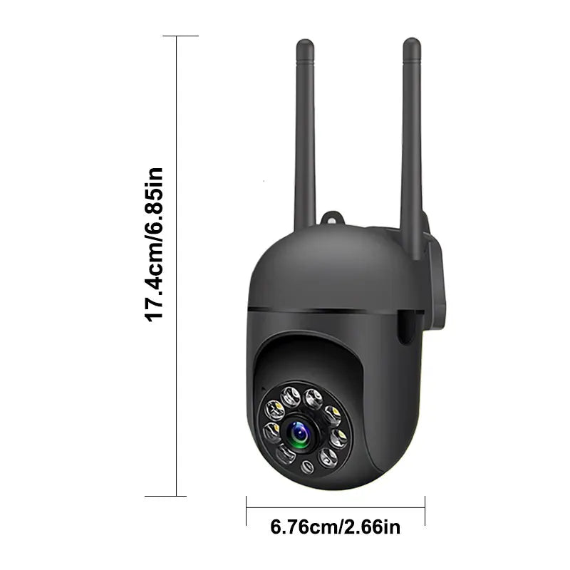8MP 4K IP Outdoor WiFi Camera Surveillance Security CCTV PTZ Camera HD Two-Way Voice Wireless 1080P AI Tracking Onvif iCsee