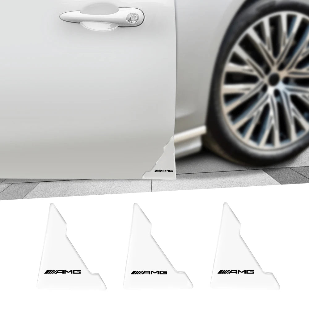 2Pcs Car Door Corner Crash Scratch Protector Cover for Mercedes Benz A B C E R G S Class AMG W124 W169 W176 W212 W204 W205 W210