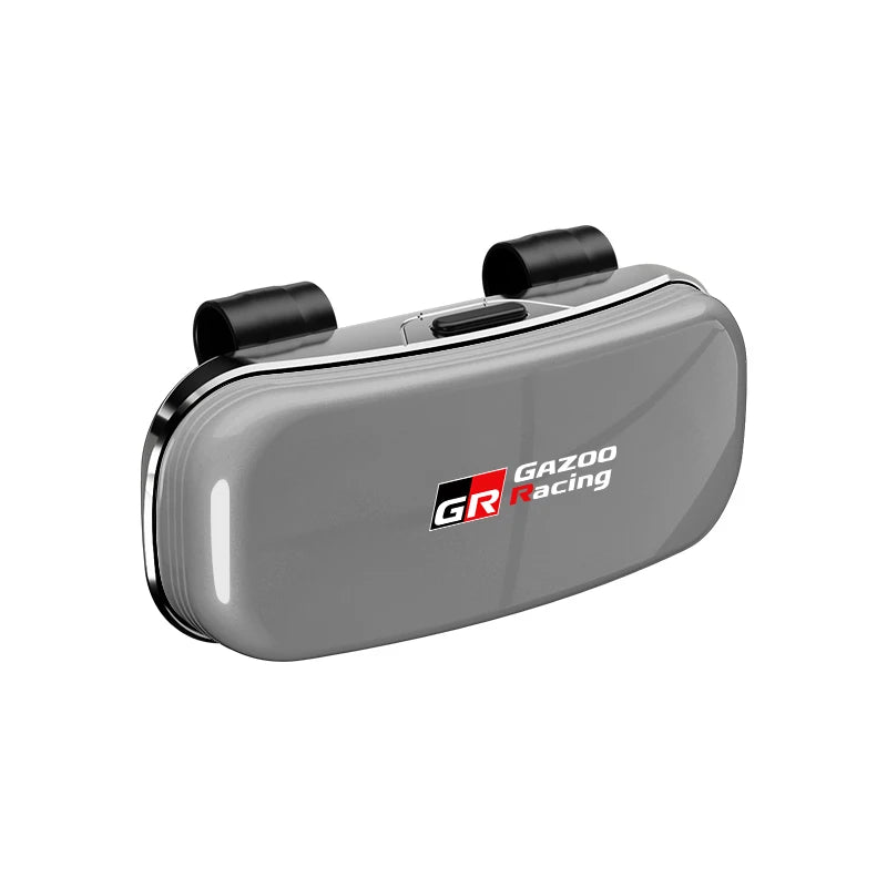 Car Sun Visor Glasses Case Sunglasses Storage Gift Box Accessories For Toyota Crown GR Corolla Camry Prado Aygo Cruiser CHR Rav4