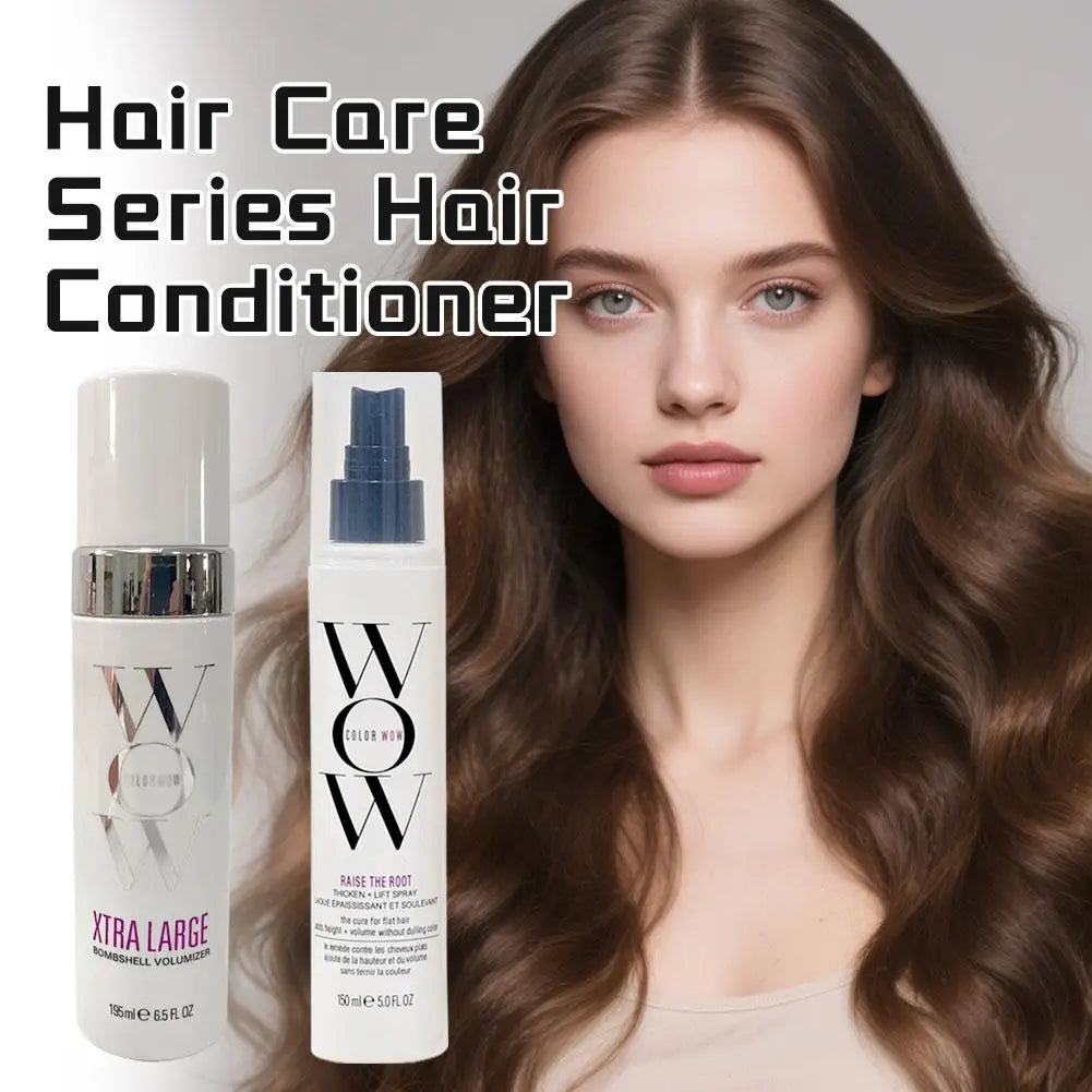 Colorn Wow Anti-Frizz Conditioner Mousse Volume Defining Spray Super Natural Softness Root Smoothing And Smoothing Hair Serum