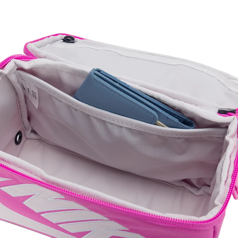 Nike Men's and Women's Bags, Compact Crossbody Bag, Portable Casual Bag, Lightweight Chest Bag, Cycling Travel Shoulder Bag Fn3059-675