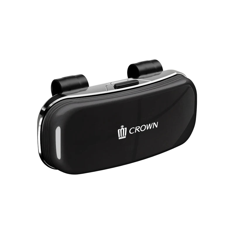 Car Sun Visor Glasses Case Sunglasses Storage Gift Box Accessories For Toyota Crown GR Corolla Camry Prado Aygo Cruiser CHR Rav4