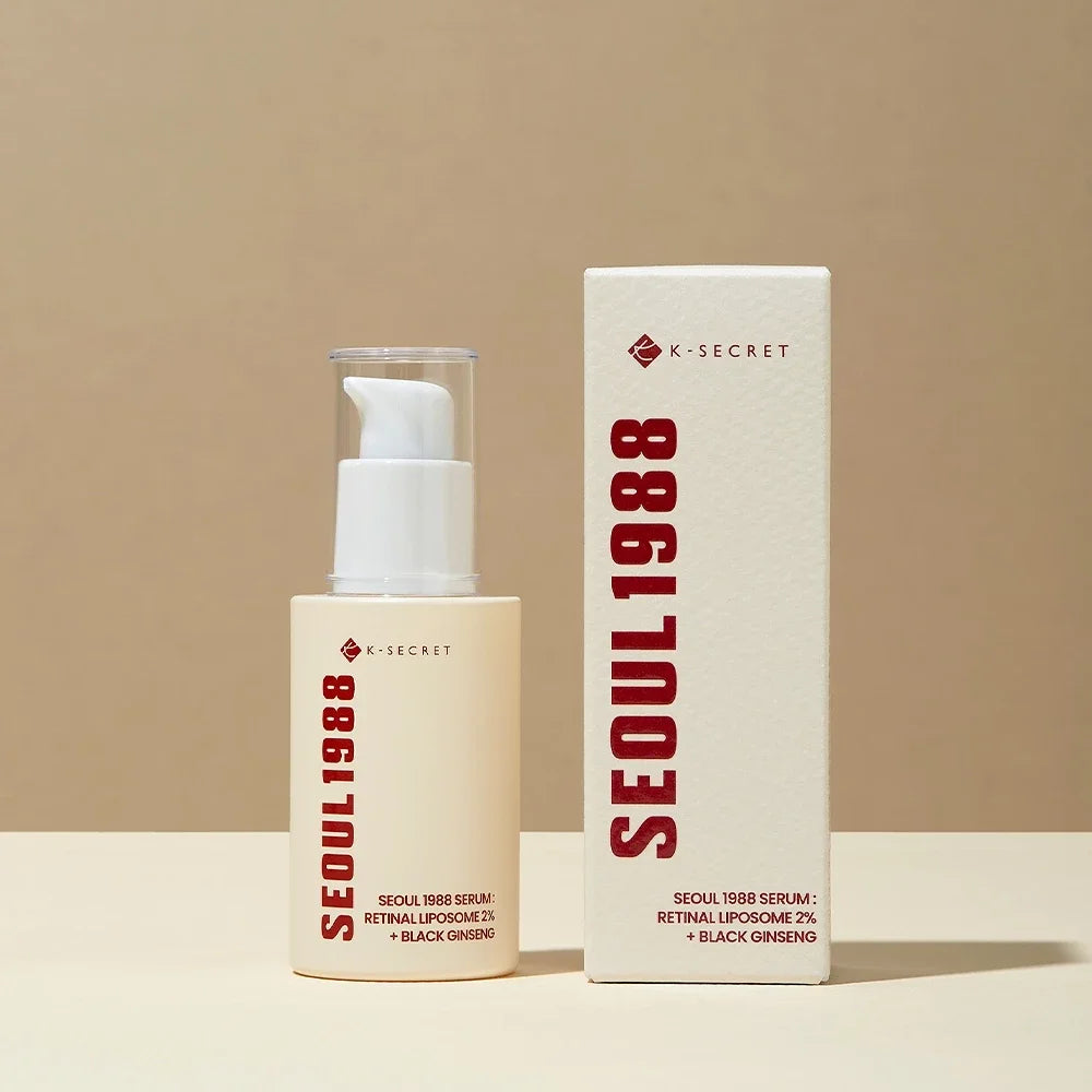 Korean Seoul 1988 Serum Retinol Black Ginseng Essence ,Facial Essence Eye Creams ,Anti Aging Moisturizing Snail Cream Skin Care