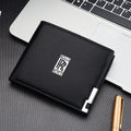 Leather Car LOGO Short Men Wallet Purse With Card Holder License for Rolls-Royce Cullinan Phantom Ghost Wraith Dawn Accessories