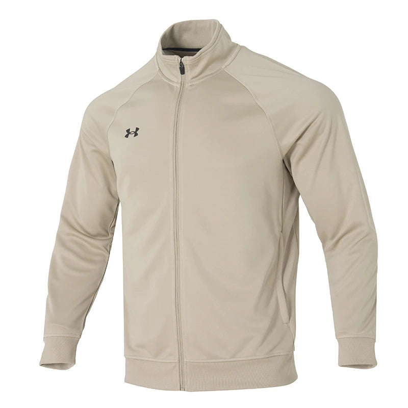 Under Armor Men's Classic Logo Loose and Comfortable Stand Collar Sports Jacket Running Fitness Training Casual Jacket 25600404-299