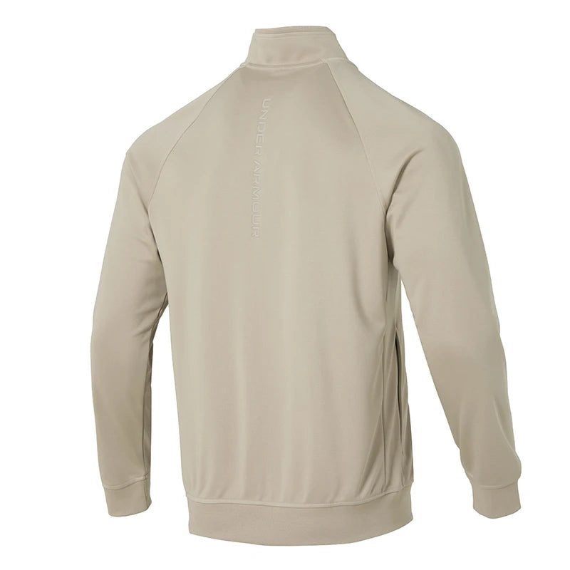 Under Armor Men's Classic Logo Loose and Comfortable Stand Collar Sports Jacket Running Fitness Training Casual Jacket 25600404-299