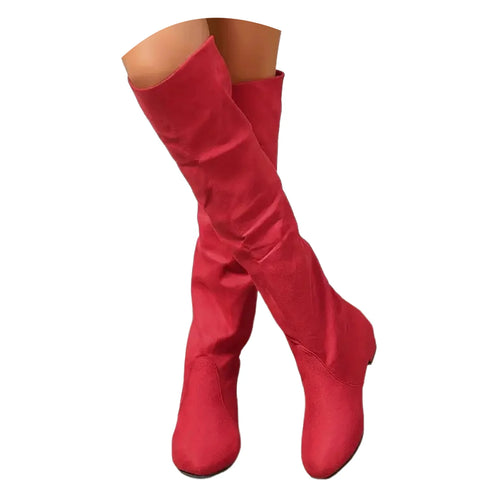 Women'S Over The Knee Thick Heel Boots