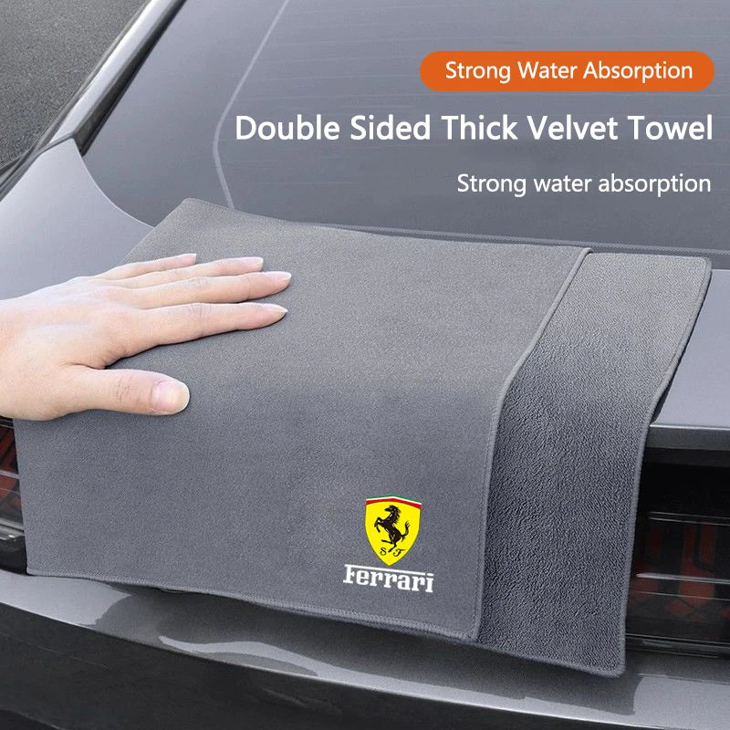 Car Interior Cleaning Soft Brush With Car Wash Towel Microfiber Cleaning Cloth For Ferrari 458 488 599 612 FF F12 SF90XX Sport
