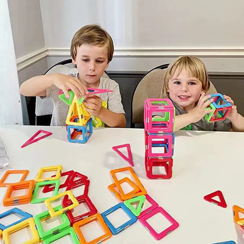 Magnetic Building Blocks for children's Toys, Puzzle Learning, Birthday and Christmas Gifts