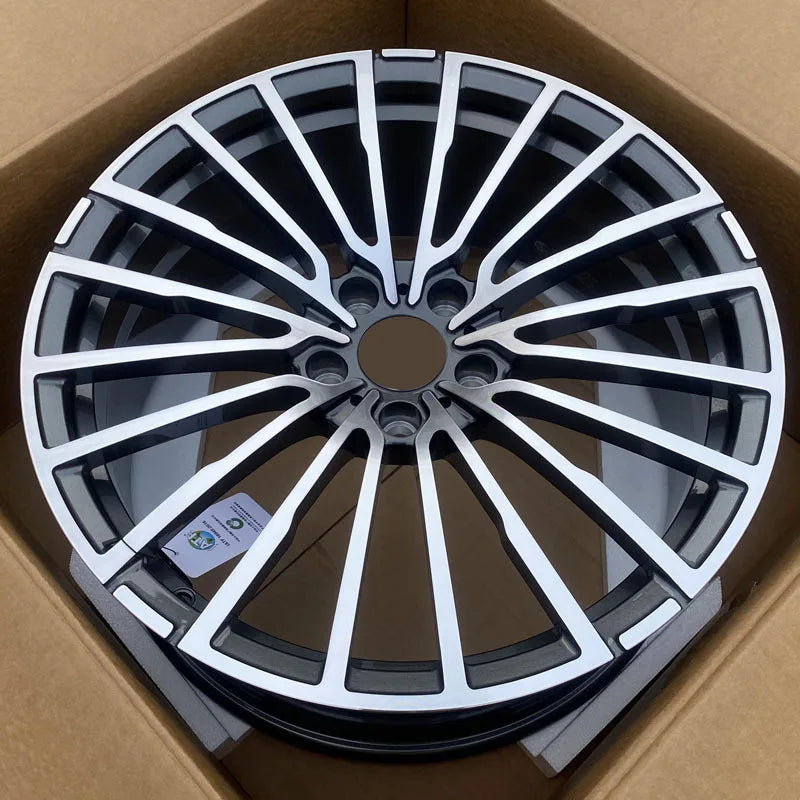 Customized Car Wheels 18 19 20 22 Inch Aluminium Black Chrome Alloy Wheel Rims for