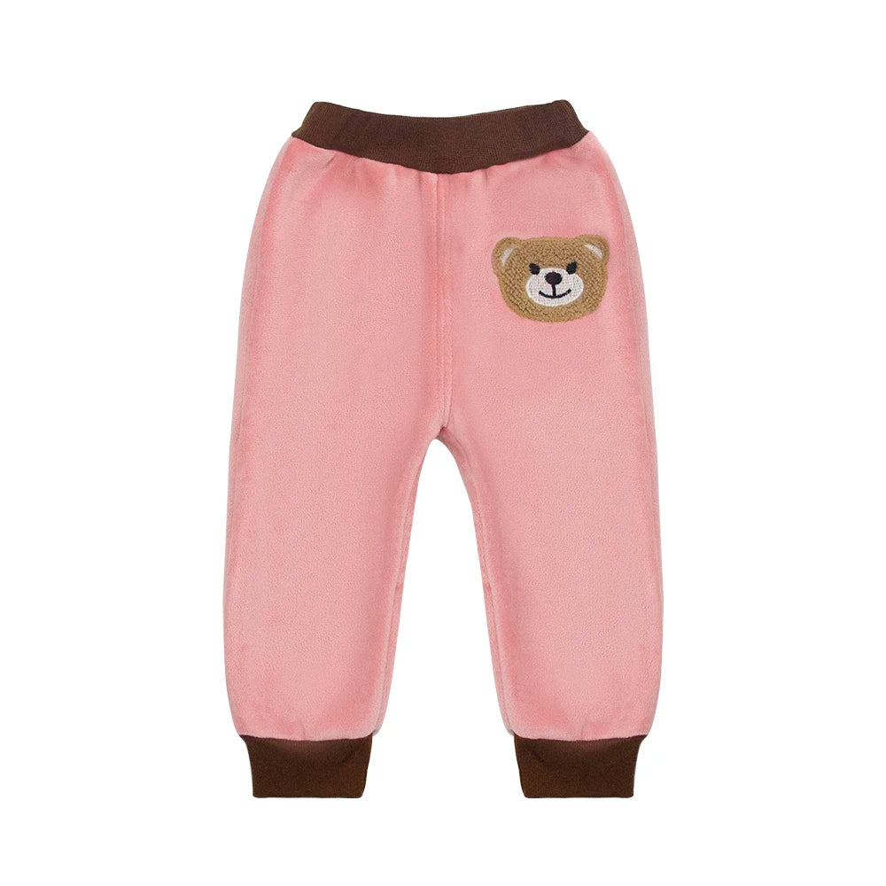 Baby Toddler Boys Girls Clothing Set Tricken Fleece Children Hooded Outerwear Vest Tops Pants 3PCS Kids Warm Fashion Outfits