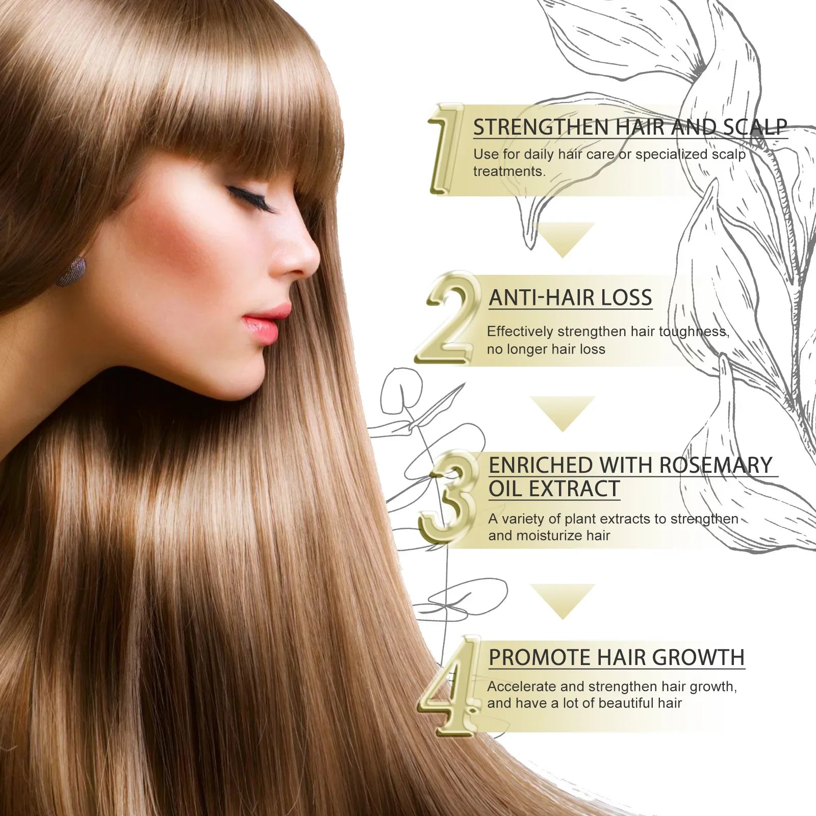 Treating Hair Loss Serum Anti Baldness Nourish Relieve Hair Dryness Regrowth Damage Repair Moisturizing Hair Growth Essence Oil