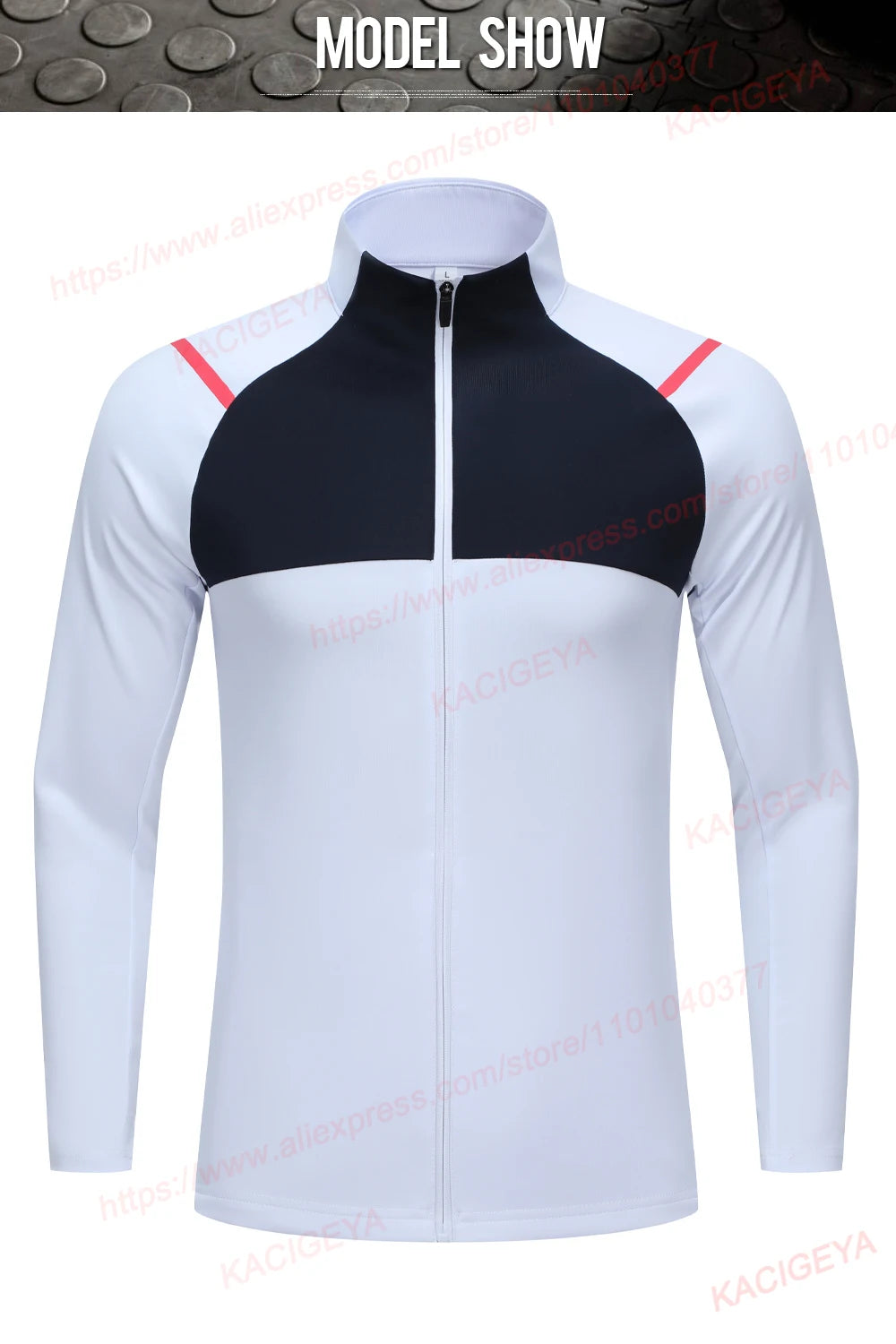 Men Sweatshirt Running Training Patchwork Zipper Pocket Outdoor Casual Fashion Coat Gym Jogging Breathable Quick Drying Jacket