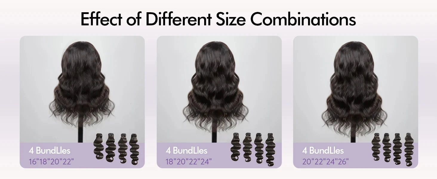 16A Body Wave Bundles Human Hair 40 Inch Remy Brazilian Virgin Weave Hair 3 4 5 Pcs 100% Unprocessed Raw Hair Bundles Extensions