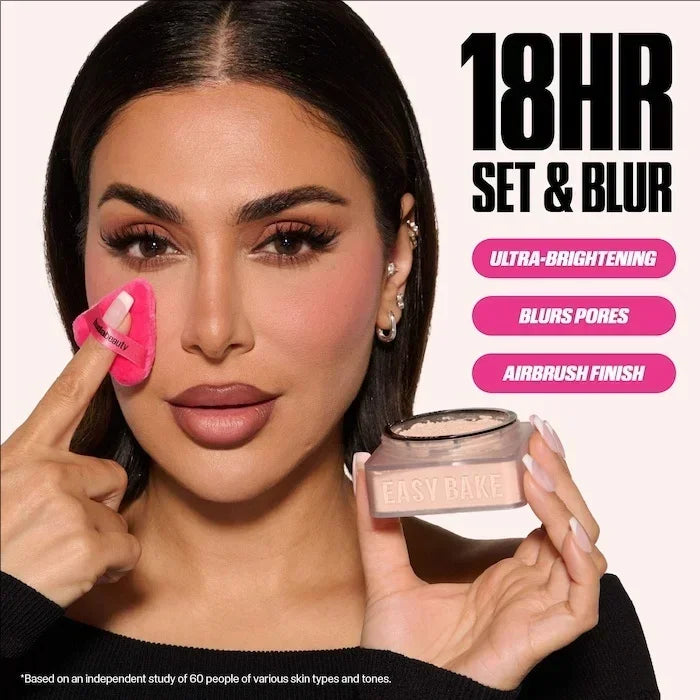 New Loose Powder Baked Setting Long Lasting Control Oil Formal Makeup Powder Face Matte Waterproof Brightening Concealer Makeup