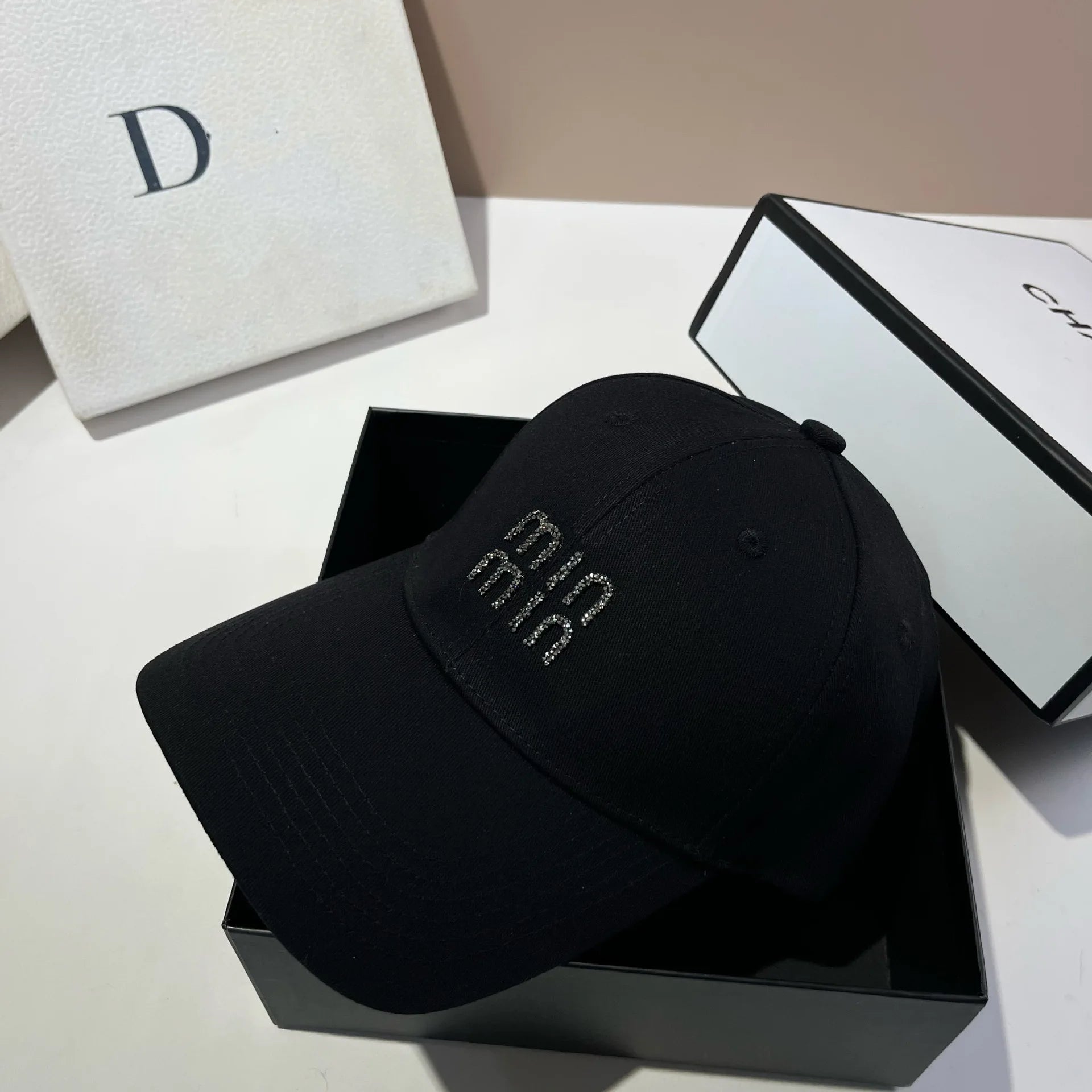MI Hardtop Cotton Baseball Cap Versatile For All Seasons Multi-Color Duckbill Cap Fashionable Daily Casual Sports Cap