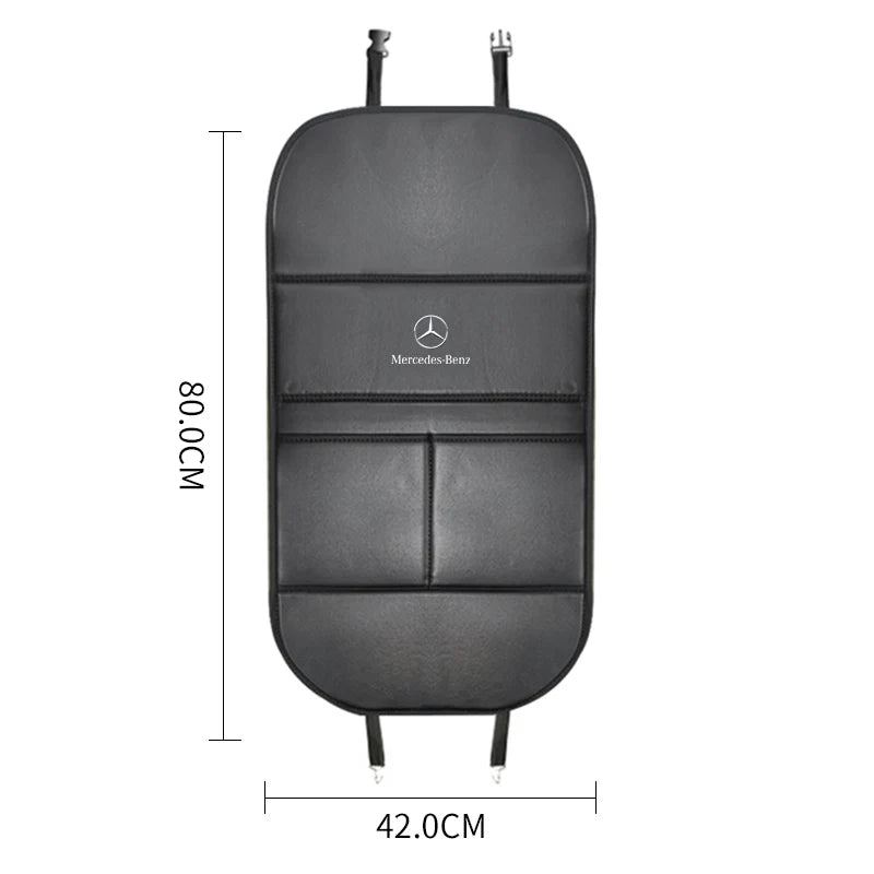 2Pcs Car Seat Back Anti-Kick Mat Protector Pad Cover Accessories For Mercedes Benz W212 W205 AMG ML W166 W176 W177 W213 W246 GLB