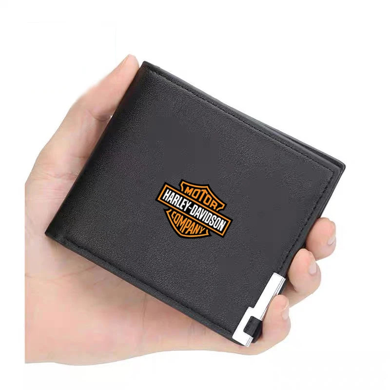 Leather Car Driver License Credit Card Holder Business Wallet For Harley Davidson Electra Glide Ultra Classic Motorcycle Styling