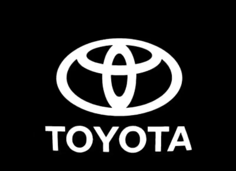 2PCS LED door Logo welcome Lamp light For Toyota Camry Highlander Land Cruiser Prado Avalon Reiz Rav4 Crown CHR Prius accessory