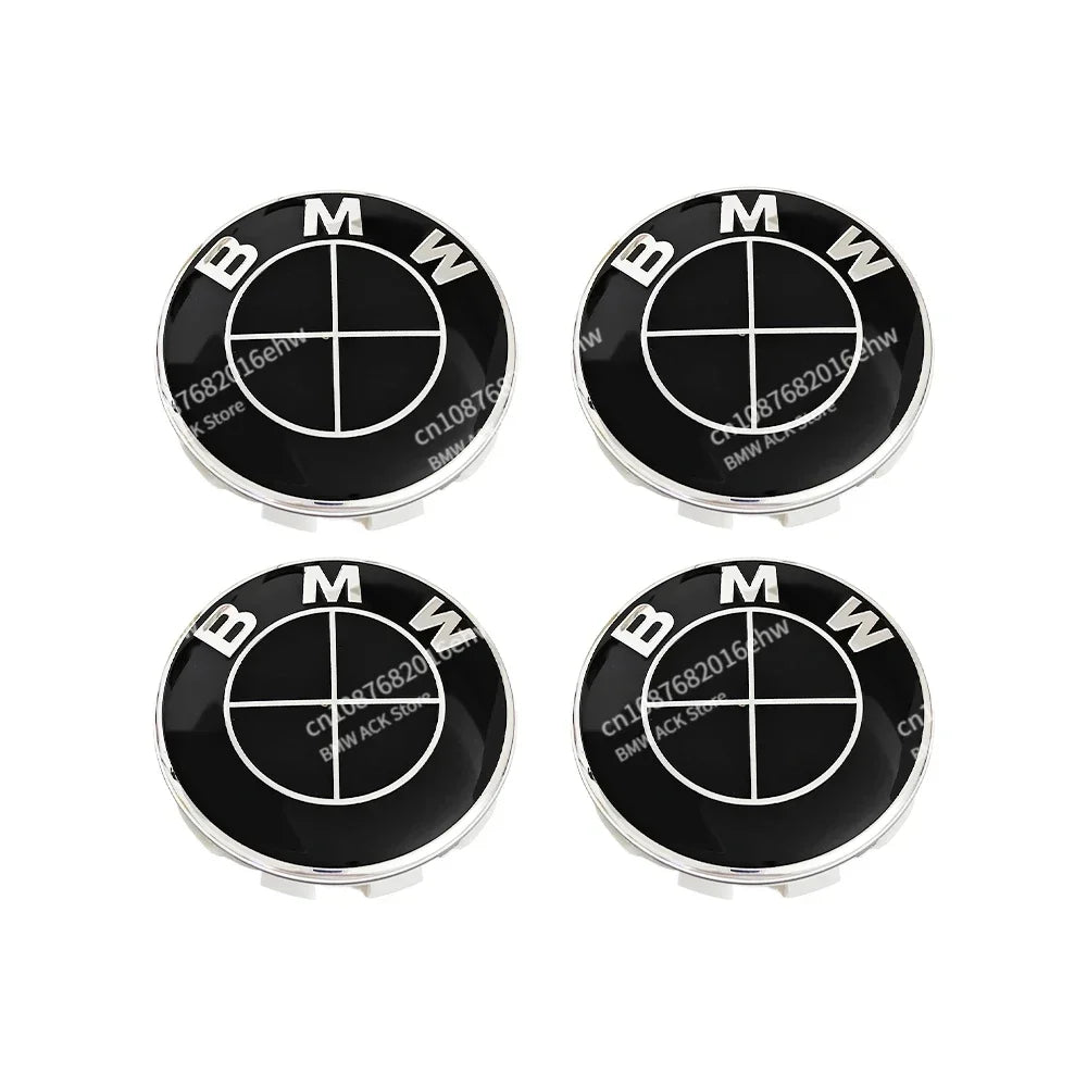 4pcs Car Wheel Center Caps 56mm/68mm Diameter for BMW