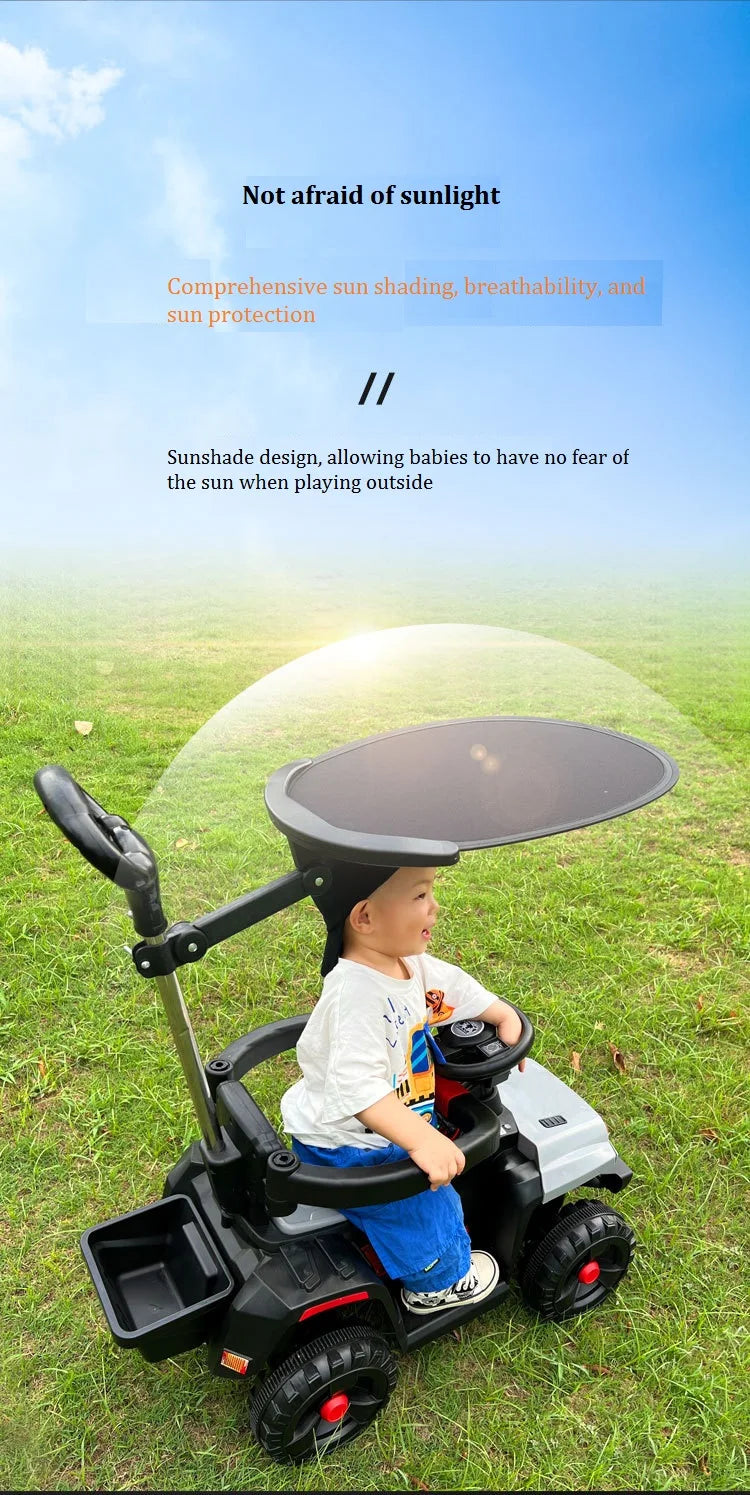 Remote Control 1-6-Year-Old Children's Electric Four-Wheel Motorcycle Off-Road Vehicle Can Accommodate Passengers
