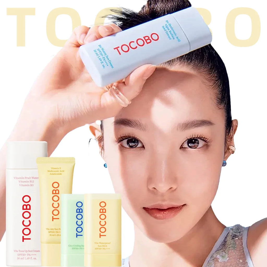 Tocobo Cotton Soft Sun Stick Face Oil-Control Matte Centella Cica Calming Toneup Korea Sunscreen Bio Watery Waterproof Sun Cream