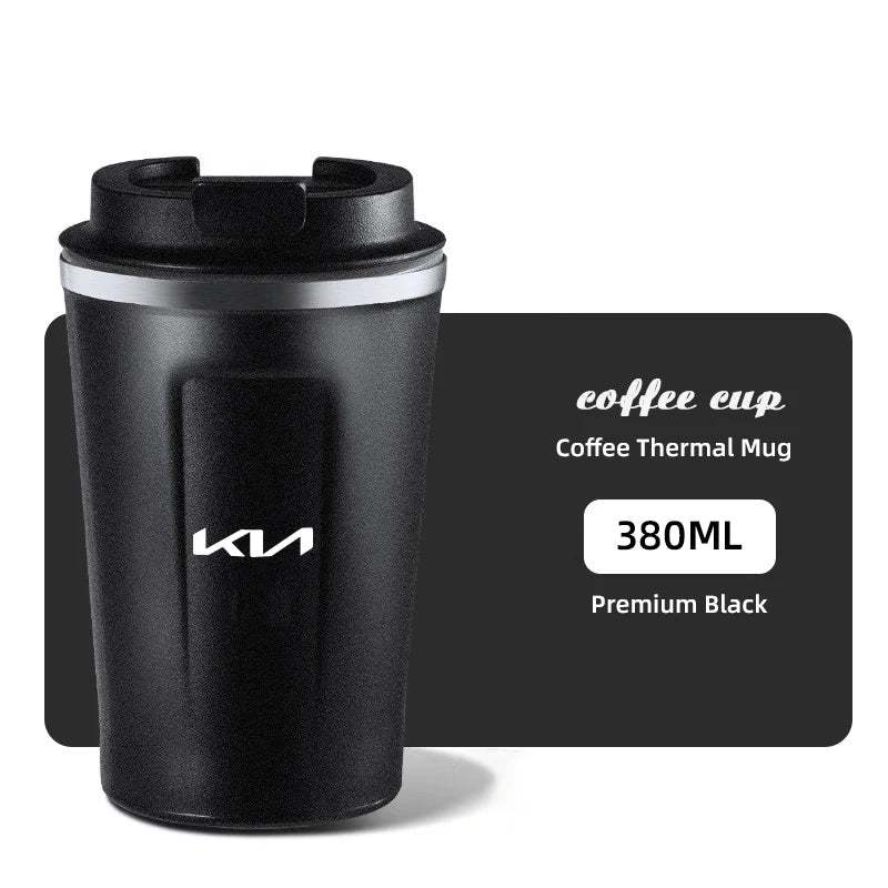 Vacuum Flask Travel Thermal Cup Stainless Steel Coffee Mug For Kia Stinger Sonet Ceed Stonic Optima K7 K5 K8 K3 Seltos Telluride