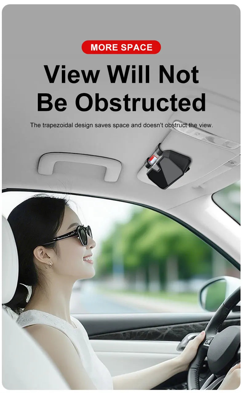 Car Sun Visor Glasses Clip Sunglasses Storage Case For Mercedes Benz AMG W204 W205 W203 W211 W212 W213 W201 W210 GLC GLA GLB GLS