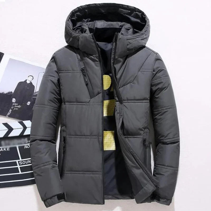 Winter Jacket Men Casual Down Warm Hooded Coats Mens Fashion Outwear Windbreaker Thicken Parkas Casaco Masculino Brand Clothing